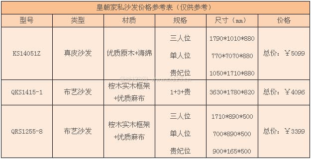 皇朝家私沙发