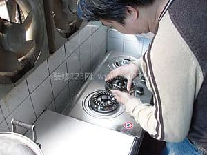 燃气灶安装图1