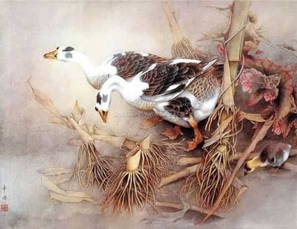 工笔花鸟画图2