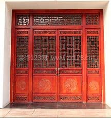 仿古木门