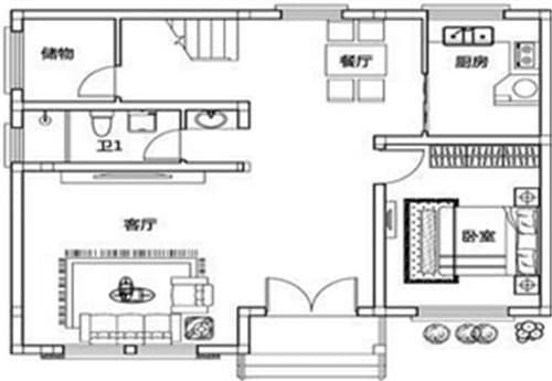 普通农村自建房设计图