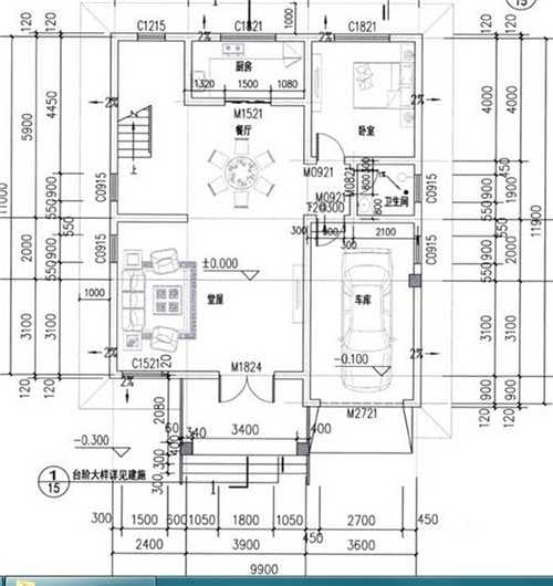 5款12米x10米农村自建房平面图