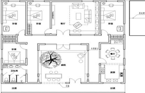 一层自建房这样设计