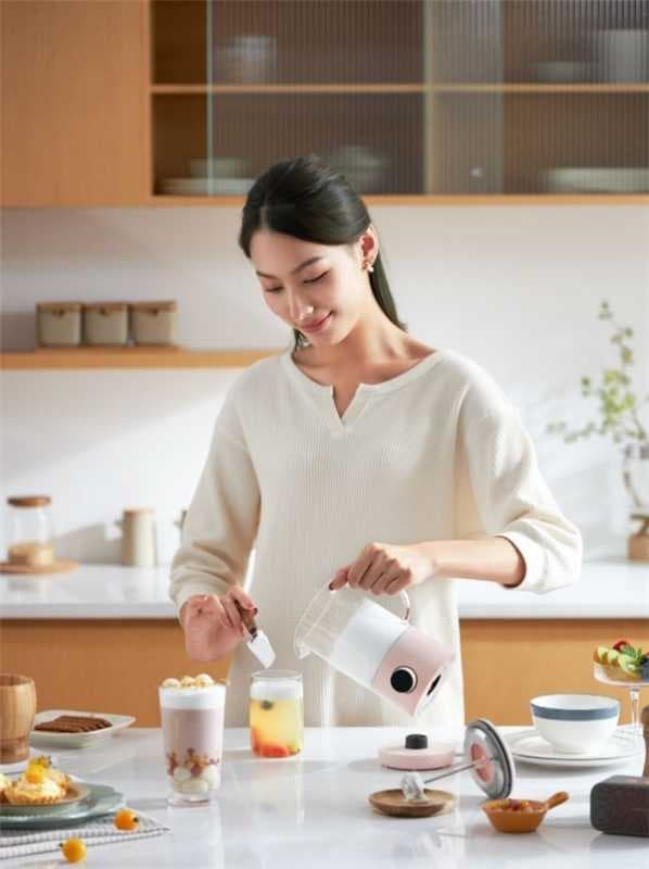 鸣盏多功能奶茶机新品上市，将奶茶店搬到家里！