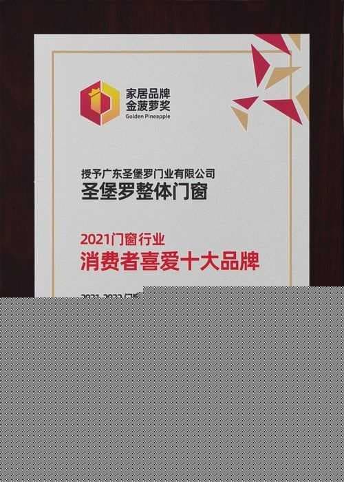 全屋门窗定制品牌圣堡罗整体门窗屡获殊荣