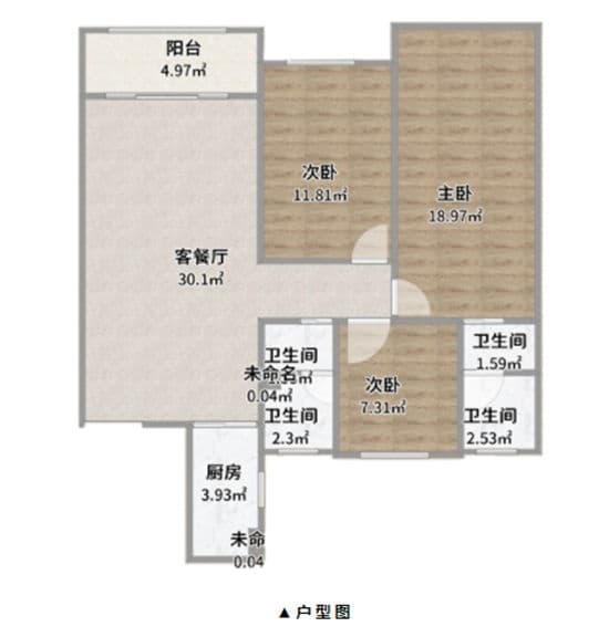 85㎡刚需户型