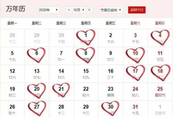 2020年结婚吉日查询