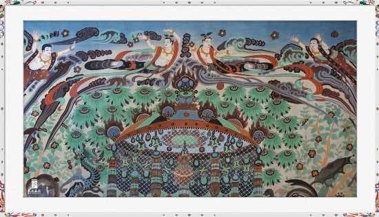 三星推出敦煌艺术典藏版电视边框