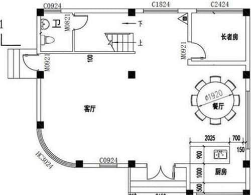 3套自建房平面图