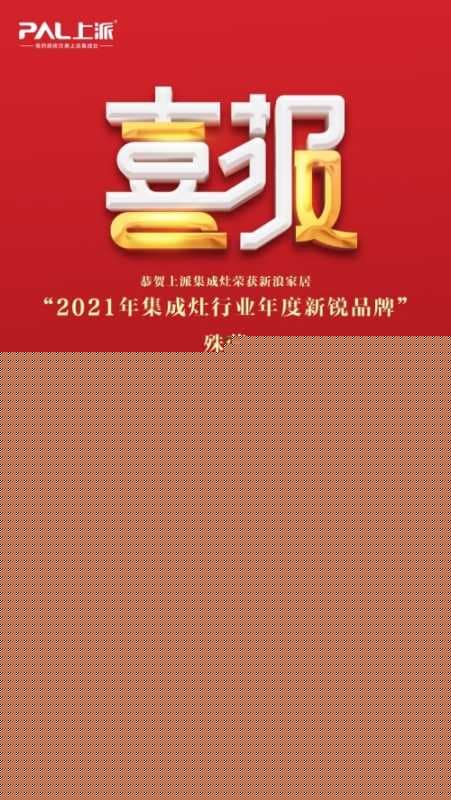 十大品牌上派集成灶：奋勇前行，载誉而归