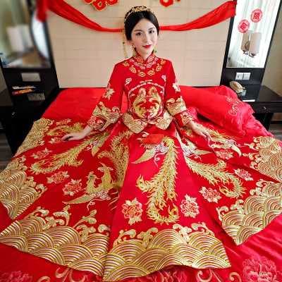 结婚穿秀禾服还是婚纱