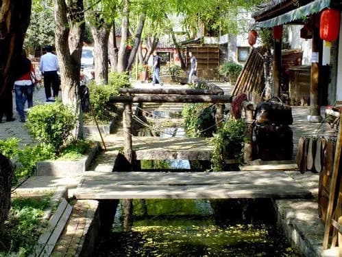 束河古镇青龙河