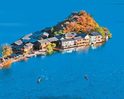 泸沽湖里格岛