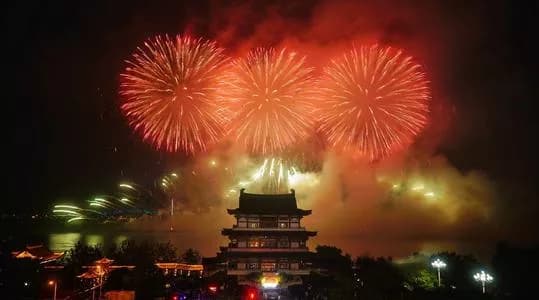 橘子洲音乐焰火晚会
