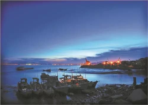 莼湖夜月