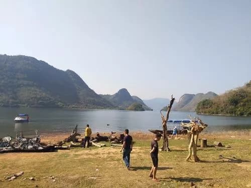 昌化江大广坝内河水上旅游
