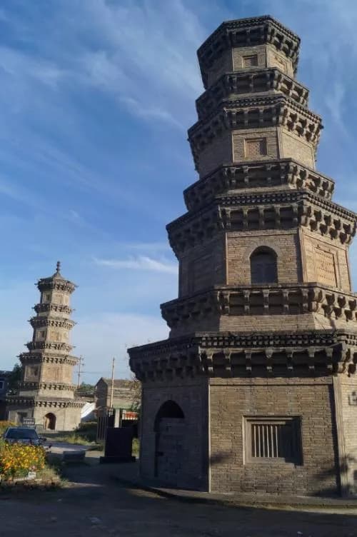 冠山天宁寺双塔